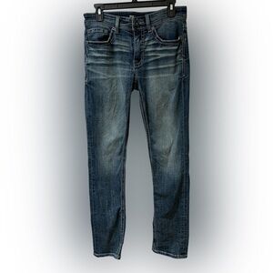 BKE ALEC Men’s Slim Straight Jeans - Dark Blue Wash 30x32
